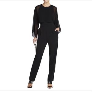 NWT Bcbgmaxazria Zoee Layered Jumpsuit